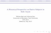 A Historical Perspective on Dative Subjects in Indo-Aryanling.uni-konstanz.de/pages/home/butt/main/papers/lfg13-slides.pdf · A Historical Perspective on Dative Subjects in ... 3.Meaning