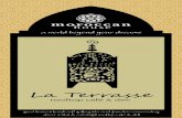 La Terrasse - Moroccan House Terasse Rooftop Menu 2017.pdf · La Terrasse rooftop café & deli guest house • handcraft gallery • la riad function conservatory décor rental &