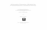 Automata-Theoretic Models for Computational Complementarityecalude/elenathesis.pdf · Automata-Theoretic Models for Computational Complementarity ... an attempt to model elementary