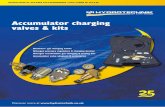 Accumulator charging valves & kits - Easyfairs us now 0115 00 3550 Accumulator charging & pressure regulating devices Minimess® accumulator charging regulating devices are available
