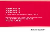VERAS 9 VERAS 7 VERAS 5 - Bernafon Hearing Aids .../media/Bernafon/main/PDF/...VERAS 9 VERAS 7 VERAS 5 Micro and Compact Power BTE Behind-the-ear hearing instruments INSTRUCTIONS FOR