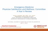 Emergency Medicine Physician Satisfaction and Wellness …€¦ ·  · 2018-05-042018-05-04 · Physician Satisfaction and Wellness Committee A Year in Review ... MaslachBurnout