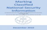 As required by Executive Order 13526, Classified … required by Executive Order 13526, Classified National Security Information, December 29, 2009, and ... ” for Secret, and “(TS)”