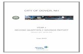 CITY OF DOVER, NH of Dover, NH Year 1- Quarterly Report #2 Contract # 9236-0143 Feb. 1, 2012 – Apr. 30, 2012 EXECUTIVE SUMMARY Johnson Controls, Inc. 4 Cost Avoidance Summary The