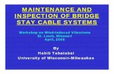 Maintenance and Inspection-HT - Missouricontribute.modot.mo.gov/csb/documents/18-MaintenanceandInspection...method utilized in cable-stayed bridges. • Typically include surveys of