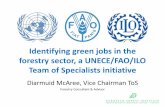 Identifying green jobs in the forestry sector, a UNECE/FAO ... · forestry sector, a UNECE/FAO/ILO Team of Specialists initiative Diarmuid McAree, Vice Chairman ToS ... different
