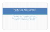 Pediatric Assessment - East Tennessee State University ·  · 2015-04-08Utilization of Pediatric Assessment Triangle ... Use the AVPU scale Consider the pediatric GCS
