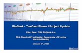 BioSeek - ToxCast Phase I Project Update - US EPA · BioSeek - ToxCast Phase I Project Update Ellen Berg, ... Electron transport chain inhibitors ... BioSeek ToxCast Summary 21Jan08.ppt
