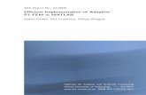 E–cient Implementation of Adaptive P1-FEM in …€“cient Implementation of Adaptive P1-FEM in MATLAB ... Convergence Analysis for Finite Element ... We then discuss how to write