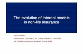 The evolution of internal models in non-life insurance · The evolution of internal models in non-life insurance ... Audit and Actuarial ... Evolution of internal models towards Solvency