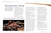 Drummer boy ·  · 2017-08-18How did you first get into drumming? I first started playing drums ... Drummer boy Hence, the drumming. It ... Any career highlights? Performing onstage