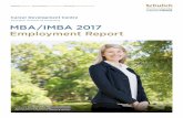 Schulich School of Business MBA/IMBA 2017 …schulich.yorku.ca/wp-content/uploads/2018/03/2017_CDC_MBASalary...Sl Sool o Bne Career deelopment Centre BA/B mployment and Salary Report