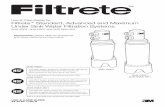Use & Care Guide for Filtrete Standard, Advanced and ...l5r+6L.pdfUse & Care Guide for Filtrete™ Standard, Advanced and Maximum Under Sink Water Filtration Systems 3US-AS01, 3US-PS01