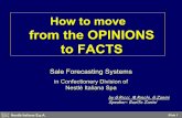 How to move from the OPINIONS to FACTS - sasCommunity€¦ ·  · 2013-10-04How to move from the OPINIONS to FACTS ... (structured sales data) vs. opinions use of Tools and Intelligence