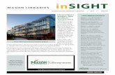 i MASON LIBRARIES SIGHT inSIGHT - George Mason … Exhibit, Special Collections Research Center April 6: Federal Theatre Project Reception, Special Collections Research Center ...