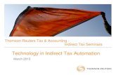 Thomson Reuters Tax & Accounting - Indirect Tax … · Thomson Reuters Tax & Accounting - Indirect Tax Seminars ... Proposal Structure ... Thomson Reuters Tax & Accounting - INDIRECT