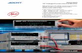 6241A/6242 DC Voltage/Current Source/Monitor DC Voltage/Current Source/Monitor High-performance DC voltage current source/monitor capable of pulse source/measurement with a minimum