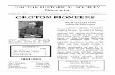 Volume 20 Issue 4 Groton, Vermont 05046 Fall 2007 …grotonvthistory.org/wp-content/uploads/2016/06/GHSNLFall07.pdf · teridege, Peter Browne, William Butten, ... Virginia beginning