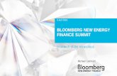 BLOOMBERG NEW ENERGY FINANCE SUMMIT - Bloomberg Finance LP · BLOOMBERG NEW ENERGY FINANCE SUMMIT In search of the miraculous Michael Liebreich ... Source: Bloomberg Intelligence,