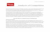 Analysis of Competition - University of Daytonacademic.udayton.edu/JohnSparks/strategy/webnotes/competanlaysis.pdfAnalysis of Competition 2 The second dimension of competition is more