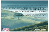 Gap Analysis Report 07.10.15 - bcckenya.orgbcckenya.org/assets/documents/Gap Analysis Report - Summary... · EARLY GAP ANALYSIS ... Kenya’s Upstream Oil and Gas Sector 10! ... consultative