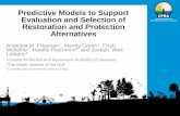 Predictive Models to Support Evaluation and Selection of ...coastal.la.gov/wp-content/uploads/2014/08/Freeman-et-al-CEER.pdf · Predictive Models to Support Evaluation and Selection