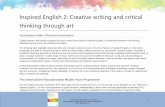 Inspired English 2: Creative writing and critical thinking ... · Inspired English 2: Creative writing and critical thinking through art ... for students completing Year 5 Language