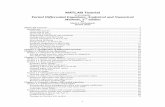 Tutorial - pages.mtu.edupages.mtu.edu/~msgocken/pdebook2/tutorial.pdf · Partial Differential Equations: ... Classification of differential equations ... I will explain the organization