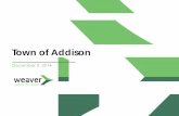 Town of Addison · • Town of Addison • Town of Fairview ... Weaver Firm PPT Template - Basic White 020414 Author: Timmy Pugliese Created Date: 12/5/2014 9:14:49 AM ...