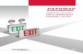 COMMERCIAL & INDUSTRIAL EXIT & EMERGENCY LIGHTING GUIDE · COMMERCIAL & INDUSTRIAL EXIT & EMERGENCY LIGHTING GUIDE. 2015 ... 6 Volt – 12 Watt ... Red or Green Letters on White,