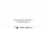 Measurements on electric Installations in theory and … on electrical...Installations in theory and practice Instruction manual Code: 20 750 664 Measurements on electric installations