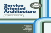 GETTING IT RIGHT - PMQuality IT RIGHT. Service Oriented Architecture Contributing Authors: ... understanding more comprehensive than others. There are a handful of
