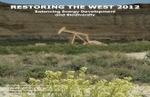 RESTORING THE WEST 2012 - DigitalCommons@USU | … ·  · 2012-12-03RESTORING THE WEST 2012 Balancing Energy Development and Biodiversity ... Environmental Impacts from Large-Scale
