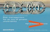 Accenture 2013 Global Risk Management Study Risk ... · Accenture 2013 Global Risk Management Study Risk management for an era of greater uncertainty. 2. 3 Contents ... Global operating