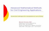 Advanced Mathematical Methods for Civil Engineering ... · Advanced Mathematical Methods for Civil Engineering Applications Wonsiri Punurai, PhD Department of Civil Engineering Room