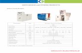 SWITCHGEAR and POWER PRODUCTS - deccancorp.com power products.pdf · Characteristics Units 36kV Indoor Vacuum Circuit Breaker Vertical Isolation VCB VCB GCB VCB Rated Voltage kV Upto