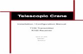Telescopic Crane€¦ ·  · 2018-03-29DMAN-2491-19 (Rev 6) Call: (641) 923-3711 Telescopic Crane Installation / Configuration Manual T150 Transmitter R160 Receiver March 20, …