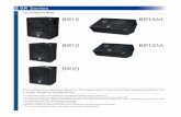 BR15 BR15M BR12 BR12M - Yamaha Corporation · BR Series BR15 BR12 BR10 BR15M BR12M Cost-effective descendents of the legendary Concert Club Series speakers for a wide range of applications