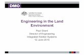 Engineering in the Land Environment - Department of … · Equip and Sustain the Australian Defence Force Overview • Land Engineering Agency - Engineering in Land Systems Division