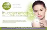 BIGGER More suppliers, SHOW more seminars, more …asia.in-cosmetics.com/RXUK/RXUK_In-CosmeticsAsia/F… ·  · 2012-08-29Company • InterMed • Iwase Cosfa • J.Rettenmaier &