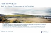 Rolls-Royce SMR · The information in this document is the property of Rolls-Royce plc and may not be copied or communicated to ... • And a UK Government Industrial Strategy which