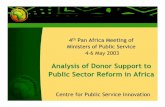 Analysis of Donor Support to Public Sector Reform in …unpan1.un.org/intradoc/groups/public/documents/cafrad/...Introduction – Analysis of Donor Support to Public Sector Reform