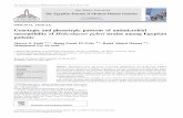 Genotypic and phenotypic patterns of antimicrobial ... · Genotypic and phenotypic patterns of antimicrobial susceptibility of ... Eradication of bacteria is ... of antimicrobial