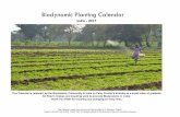 Biodynamic Planting Calendar - Bio-Dynamic … · Biodynamic Planting Calendar This Calendar is made using Astronomical Data provided by Dr. Brijmohan Thakore, Gujarat, India and