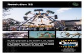 Revolution 32 - Amusement Ride Manufacturer · This high-capacity thriller is best described as pure, ... excitement. The Revolution 32 swings riders an astounding 65 feet in the