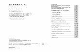 SINUMERIK 840D sl/ 5 SINUMERIK 828D 6 Fundamentals 7 … · Fundamentals Programming Manual, 06/2009, 6FC5398-1BP20-0BA0 3 Preface SINUMERIK Documentation The SINUMERIK documentation