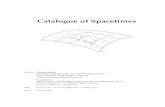Catalogue of Spacetimes - uni-stuttgart.demuelleta/CoS/... ·  · 2011-09-191.10.1 Maple/GRTensorII ... The Catalogue of Spacetimes is a collection of four-dimensional Lorentzian