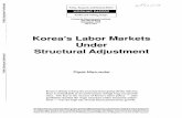 Korea's Labor Markets Under Structural Adjustmentdocuments.worldbank.org/curated/en/317881468773085002/pdf/multi... · Korea's Labor Markets Under ... or even declined somewhat despite