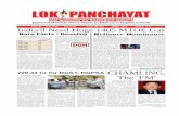 D Lok Panchayat 2014 - ENGLISH€¦ ·  · 2017-09-08Chamling serioudly reviews the proposals drafts of each of the ... already one of world's largest importers of LNG. By 2020,