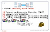 Lecture Planning and Control 14 Enterprise Resource ... OM Lecture 6 NCOI BPM H 14 en 15.pdf · Operations Management, 7E: Chapter 14 en15 1 ... (ERP) Manufacturing Resource Planning
